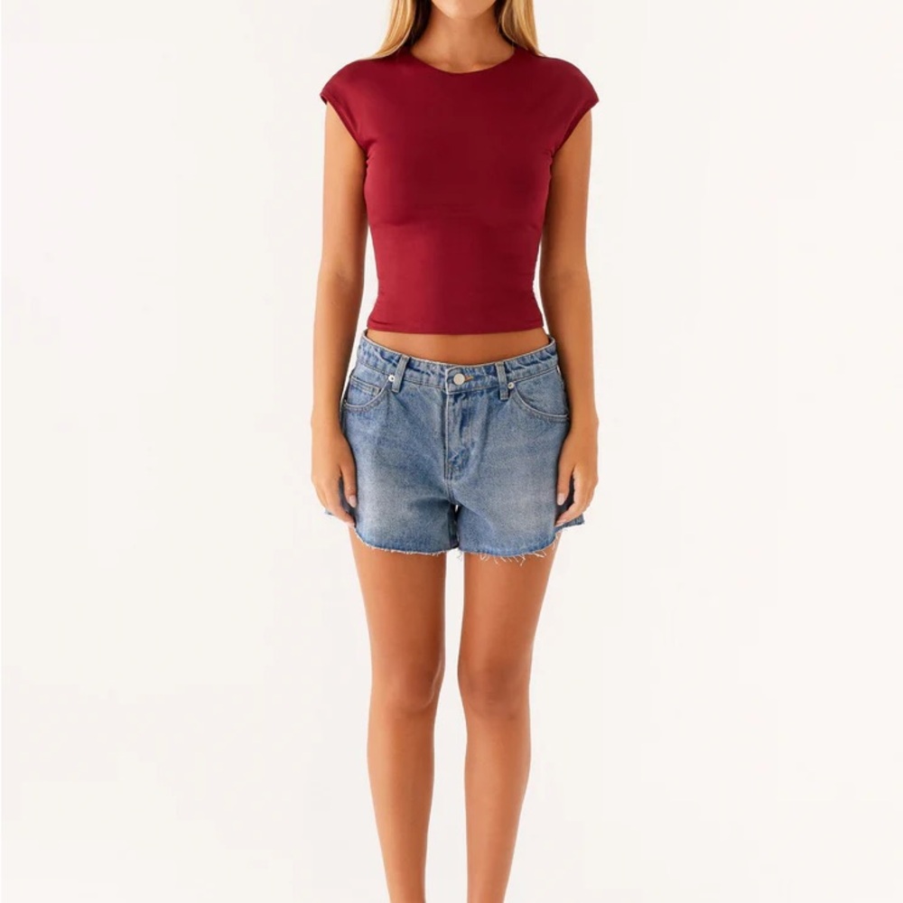 NWT Peppermayo Davie Low Rise Blue Jean Shorts
